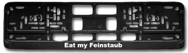 Kennzeichenhalter - Eat my Feinstaub